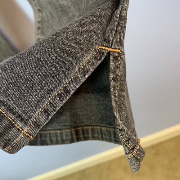 Tommy Jeans Size 7 faded black cropped Capri Y2K vintage hilfiger logo low rise - Picture 2 of 11